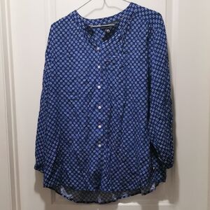 Tommy Hilfiger Floral Blue Blouse
